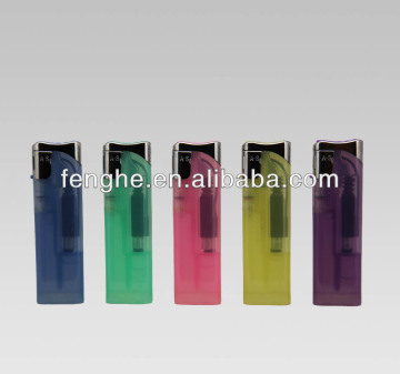 ISO 9994 and CR cigarette lighter FH-805 with transparent rubber painting