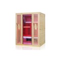 Hemlock canadense Sauna de infravermelho distante três pessoas