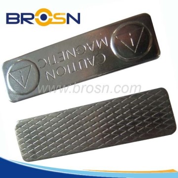 with magnet metal magnetic name badge