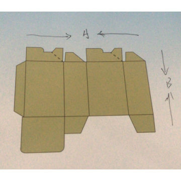 semi automatic folder gluer machine with bottom locked
