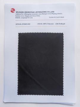 100% Polyester 210t Twill p/d