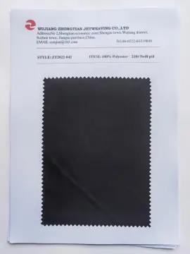 100% Polyester 210t Twill p/d