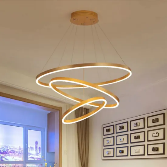 Modern Nordic Circle LED Pendant Lamp - Minimalist Acrylic Ceiling Light