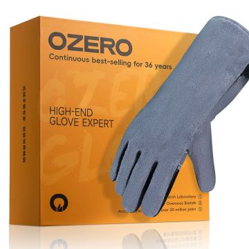 Stylish OZERO Waterproof BBQ Gloves for Camping - Heat Resistant and Reliable