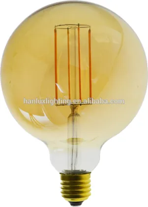 amber/golden G125 E27 decorative Filament Bulb, vintage edison bulb