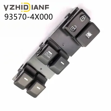 Kia 2011-2017 K2 Rio 3 Driver's Side Left Master Window Switch 93570-F2100 935704X000 93570-4X000