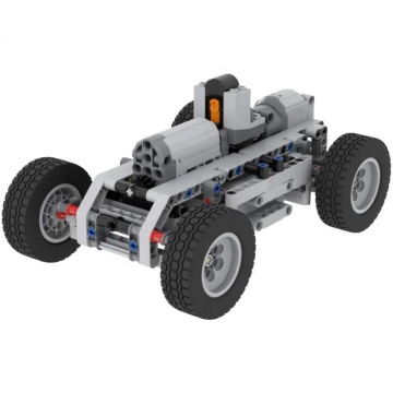 Stemedu 186+ Bricks Technical Electric Power Functions Remote-Controlled 2WD RC Car Chassis Kit