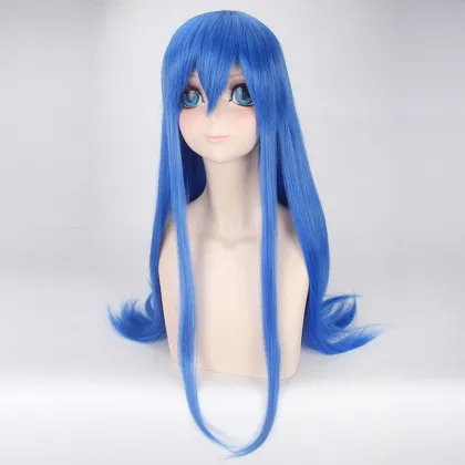 Blue Heat Resistant Synthetic Fiber Cosplay Wig for Wendy Marvell from Fairy Tail