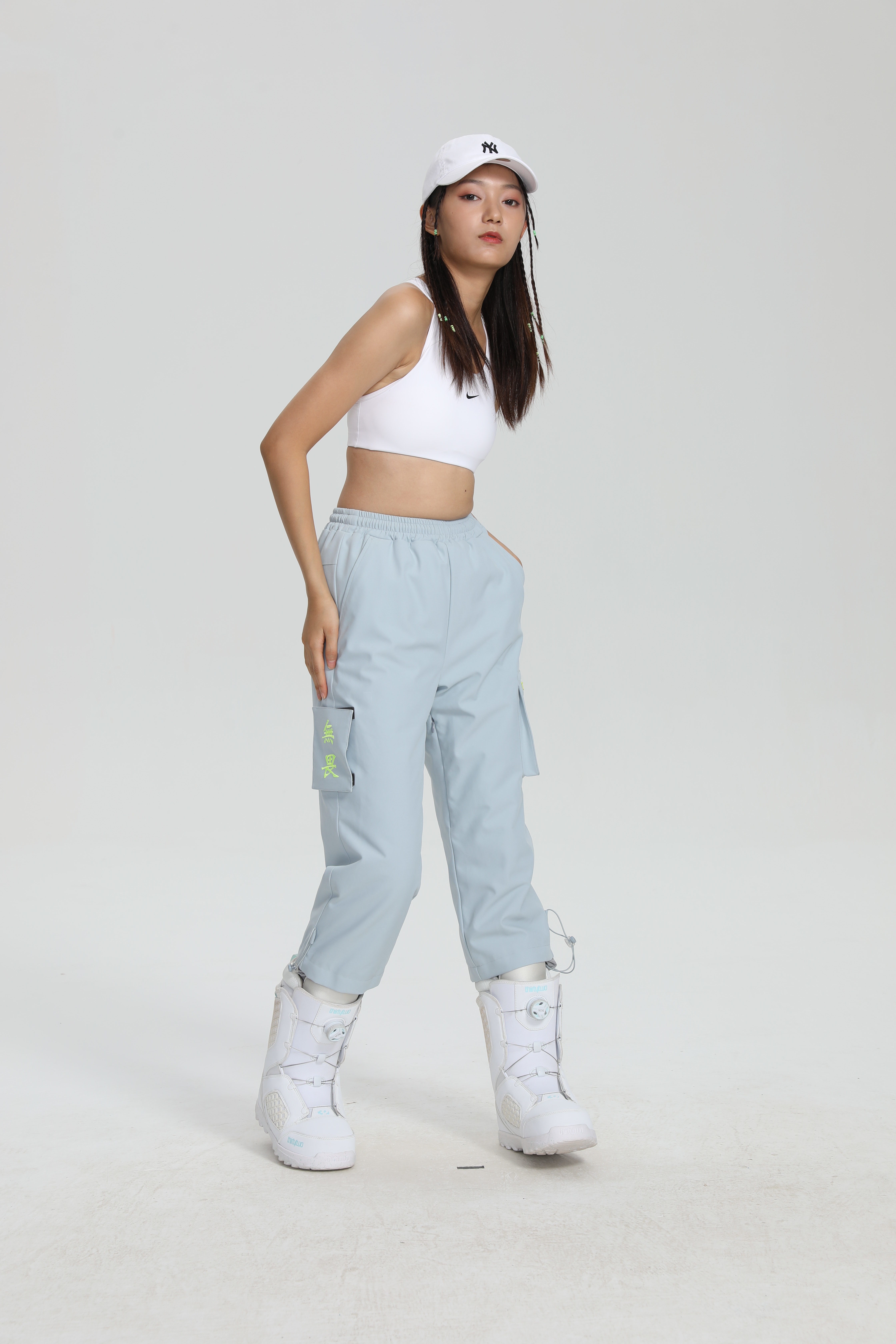 Ski pants women's veneer skinny tide girdle
