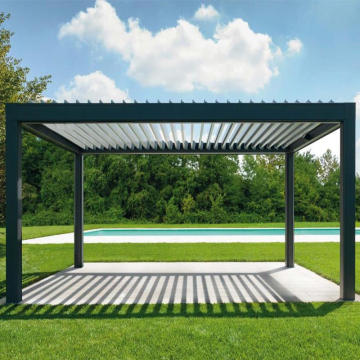 Nowoczesne aluminiowe żelazo pergola bioclimatica - 3x3m do 6x4m Opcje szyberdachu