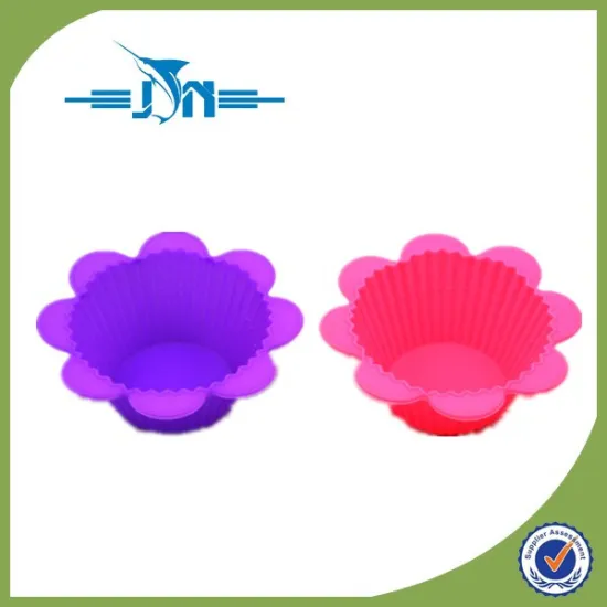 sunflower shape mini silicone cake mold/cup cake mold