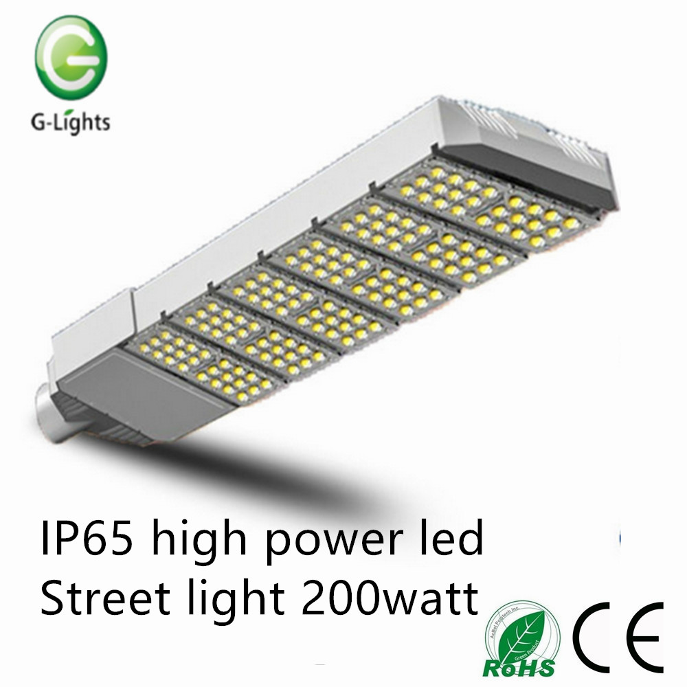 IP65 عالية الطاقة أدى ضوء الشارع 200watt