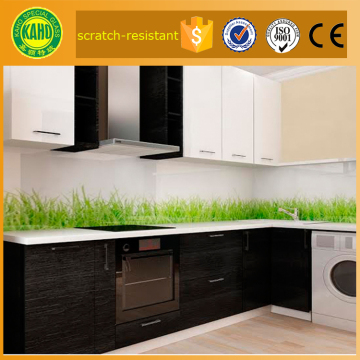Personalised digitally Printed on kitchen glass splashbacks----measure to size