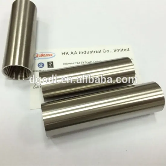 Custom high precision seamless stainless steel tube internal threaded
