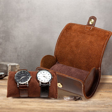 Retro Crazy Horse Leather Watch Case: Penyimpanan yang nyaman dan bergaya untuk pecinta luar ruangan