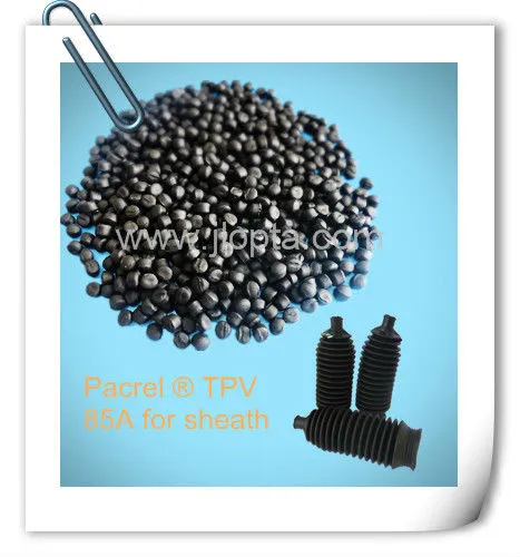 thermoplastic-olefins TPV material for injection for sheath