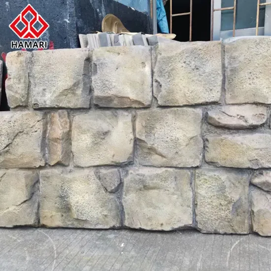 Cenamic Rock Design PU Stones Panels for Wall, Floor, Roof, and Restaurant Decoration