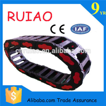 RUIAO TEZ25 CE approved nylon cable track chain cnc cable towline