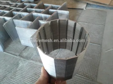 YS Manufacturer Stainless steel Johnson wedge wire wrapped screen filter
