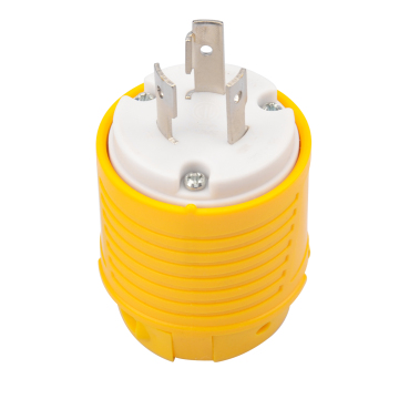 NEMA L6-20P PLUT PLUT PLUM - 20 amp 250 Volt Generator Twist Lock Lelaki Palam