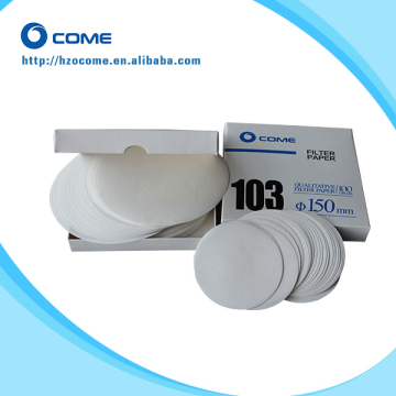 Hot selling slow speed 125mm qualitative Filter Papers with great price