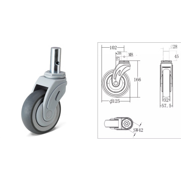 Caster y tế cho thiết bị bệnh viện và xe đẩy