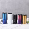 Portable thermos cup, straw coffee cup