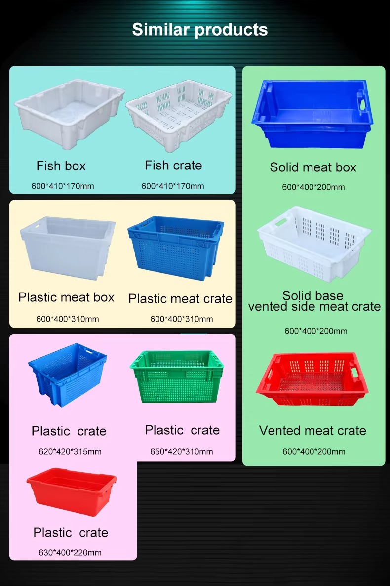 Stackable and Nestable Plastic Shipping Crates8