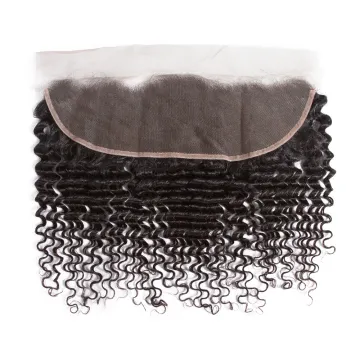 Wholesale Cheap hot sale Jerry Curly Brazilian Human Hair Lace Frontal Closure