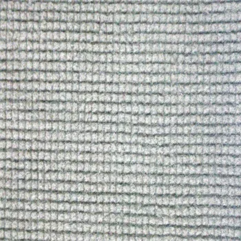 Gray Lightweight Double Fleece Plaid Polar Polyester Cloth