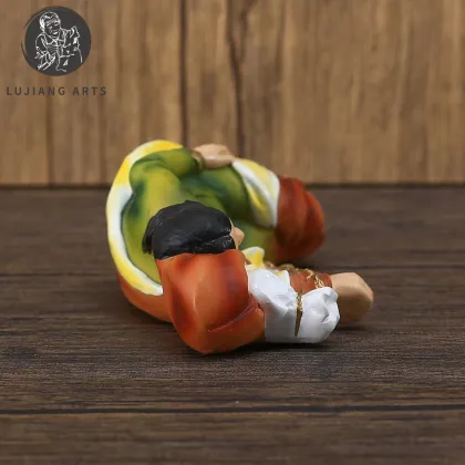 8 Inch Resin Sleeping Joseph Christmas Statue: Festive Holiday Decoration
