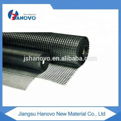 Factory Cheap Glass Fiber Geogrid 50x50 KN Composite Geogrid Material