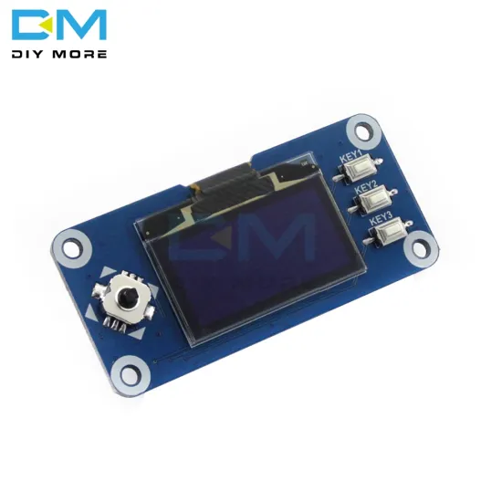 1.5 inch 1.5" OLED Display Hat For Raspberry Pi 2B/3B/3B+/Zero/Zero W 128x64 Pixels SPI I2C IIC Interface Embedded Controller
