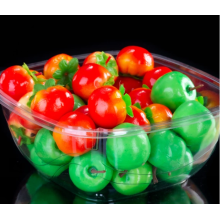 Caja de fruta de plástico para tomates pequeños