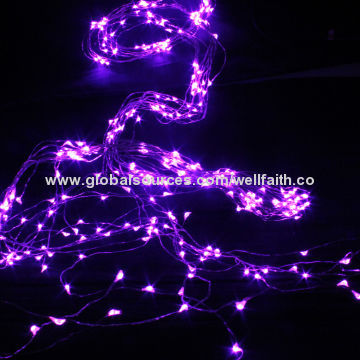 LED string lights with waterproof 110V transformer