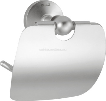 elegant design wall fitting bathroom aluminum toiler paper holder with lid