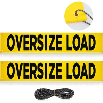 Негабарытны грузавы банер з латуннымі пракладкамі