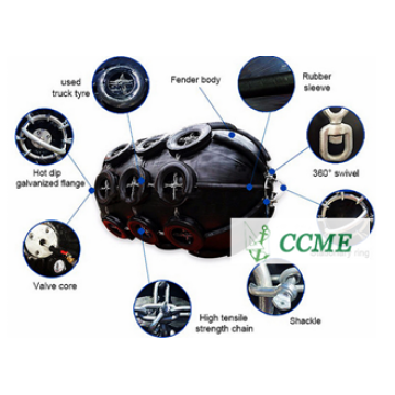 Boat Docking Berthing Marine Floating Pneumatic Yokohama Rubber Fender