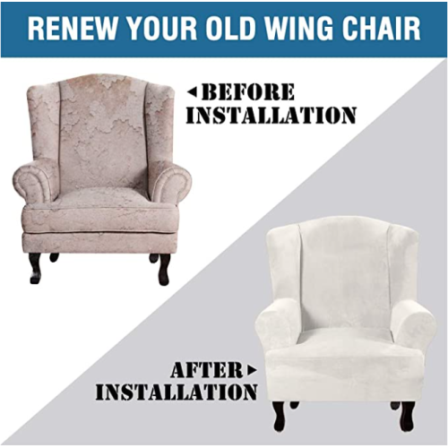 Premium Wing Chair Slipcover