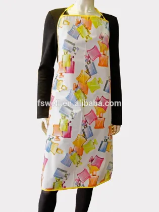 PVC with non-woven Apron/ easy clean & waterproof home kitchen apron
