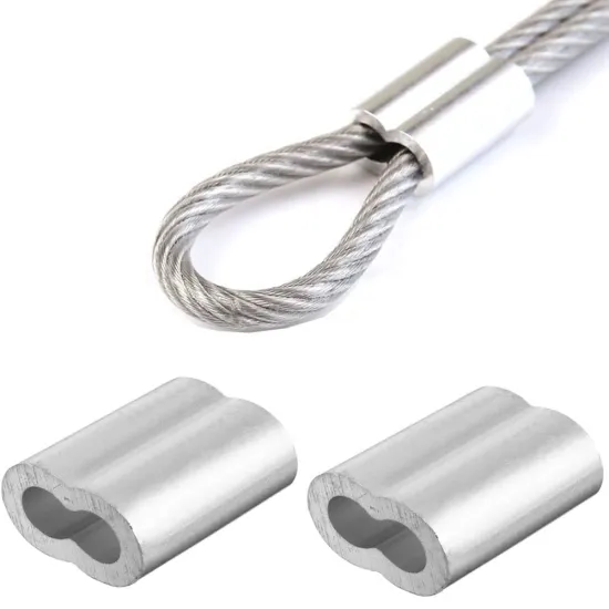 US Type 8 Shape Stop Sleeves, DIN3093 Aluminium Hourglass Crimping Loop Sleeve, 7/16\" Double Barrel Crimp Sleeves Kit: Complete Guide and Product Details