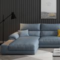 Sofi sofa linen biru abu-abu