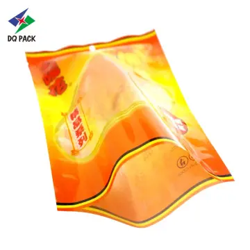 Customized printing three side seal bag for food packaging bag