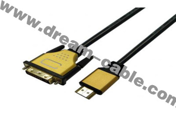 HDMI A Male to Dual Link DVI Male Cable (YTX63)