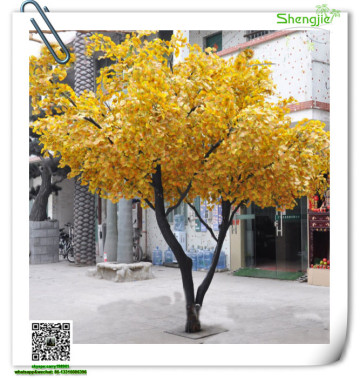 SJYXS-03 different types of plants and trees ornamental indoor plants artificial autumn tree