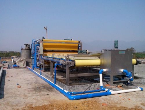 Continuous Sludge Dewatering Belt Fliter Press For Mining Industry