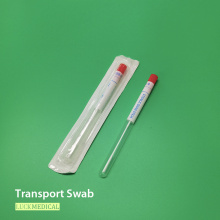 Транспортировка носа в трубке с пластиковой палочкой