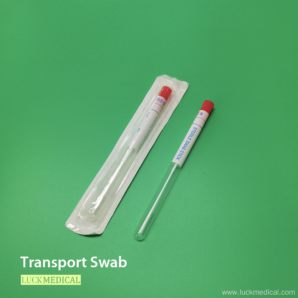 Transport Nasal Swab in Tube with Plastic Stick