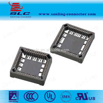 1.27mm Pitch PLCC Socket Connector,44P/52P SMT Type Connector