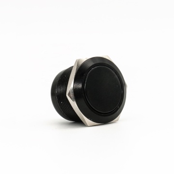 Suis Butang Hitam Aluminium 22mm Aluminium - Penggunaan Industri &amp; Rumah seketika yang menetap sendiri